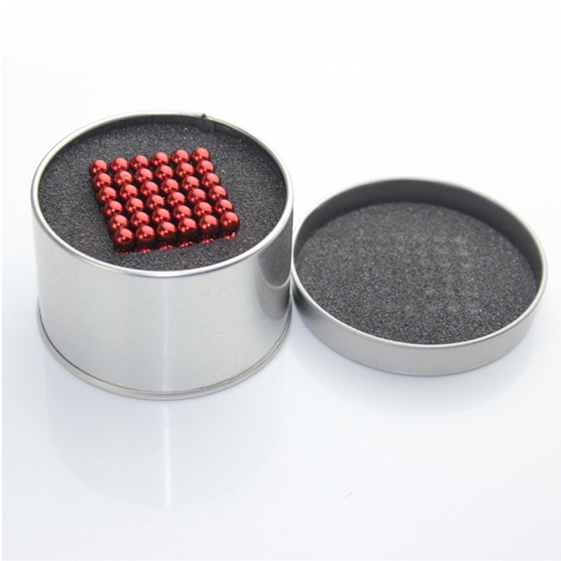 Neodymium permanent magnetic balls color coated