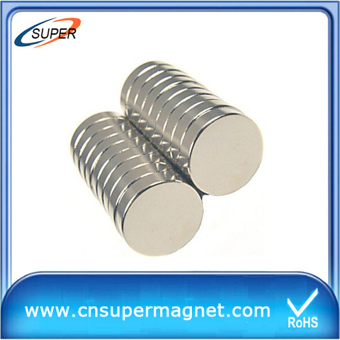 Promotional 9.5*2.5mm strong disc ndfeb magnets