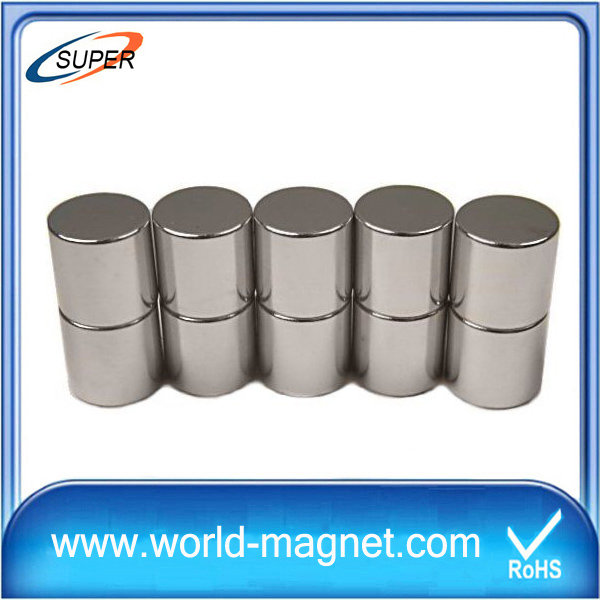 Wholesale Rare Earth Customized Ni-Cu-Ni Cylinder Magnet