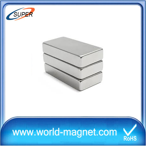 Cheap Newest Sintered N45 Nickel Block NdFeB Magnet