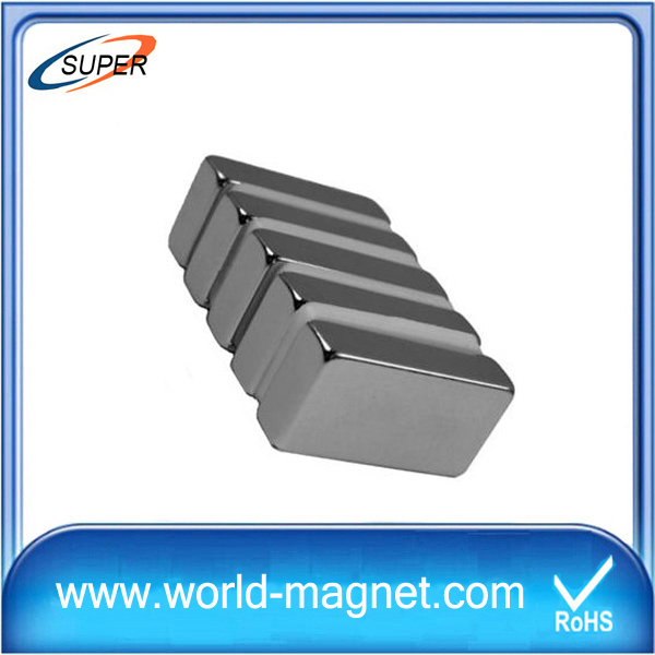 Cheap Newest Sintered N45 Nickel Block NdFeB Magnet