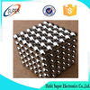 2*20mm Magnetic Round Ball Singing Magnets Toys (Black)
