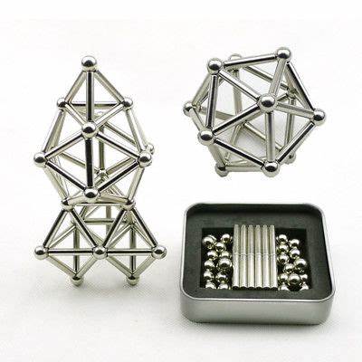 Creativity Stainless steel ball and sticks magnet toys