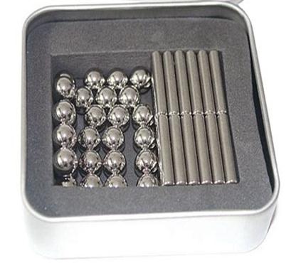 Sculpture desk toy for relief pressure and anxiety magnetic sticks and balls
