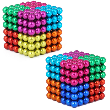 8 color mix magnetic balls 5mm 216pcs